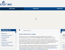 Tablet Screenshot of curac.org